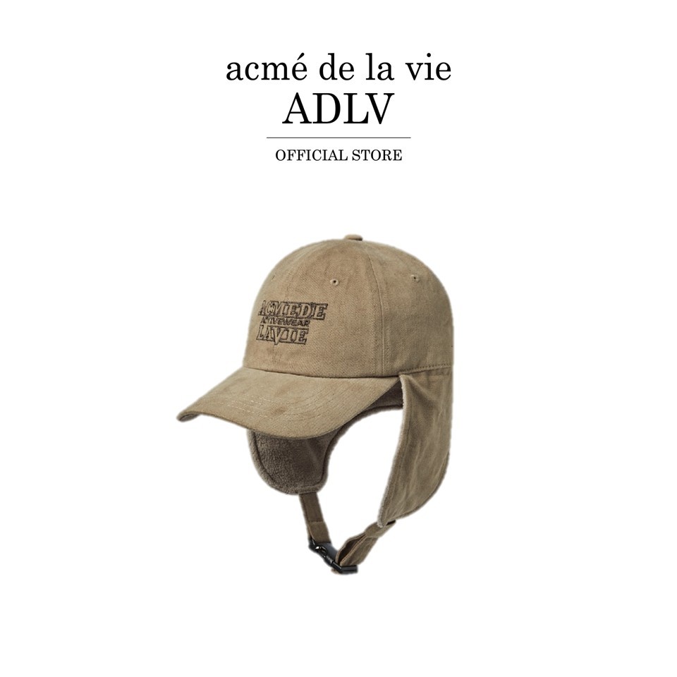 ADLV [acme de la vie] หมวก Earmuffs Patch Ball Cap Brown (50062SEMCAU_H5BRXX)