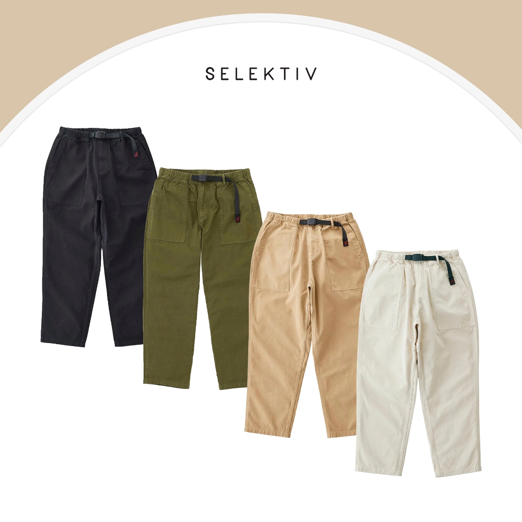GRAMICCI LOOSE TAPERED PANTS OLIVE