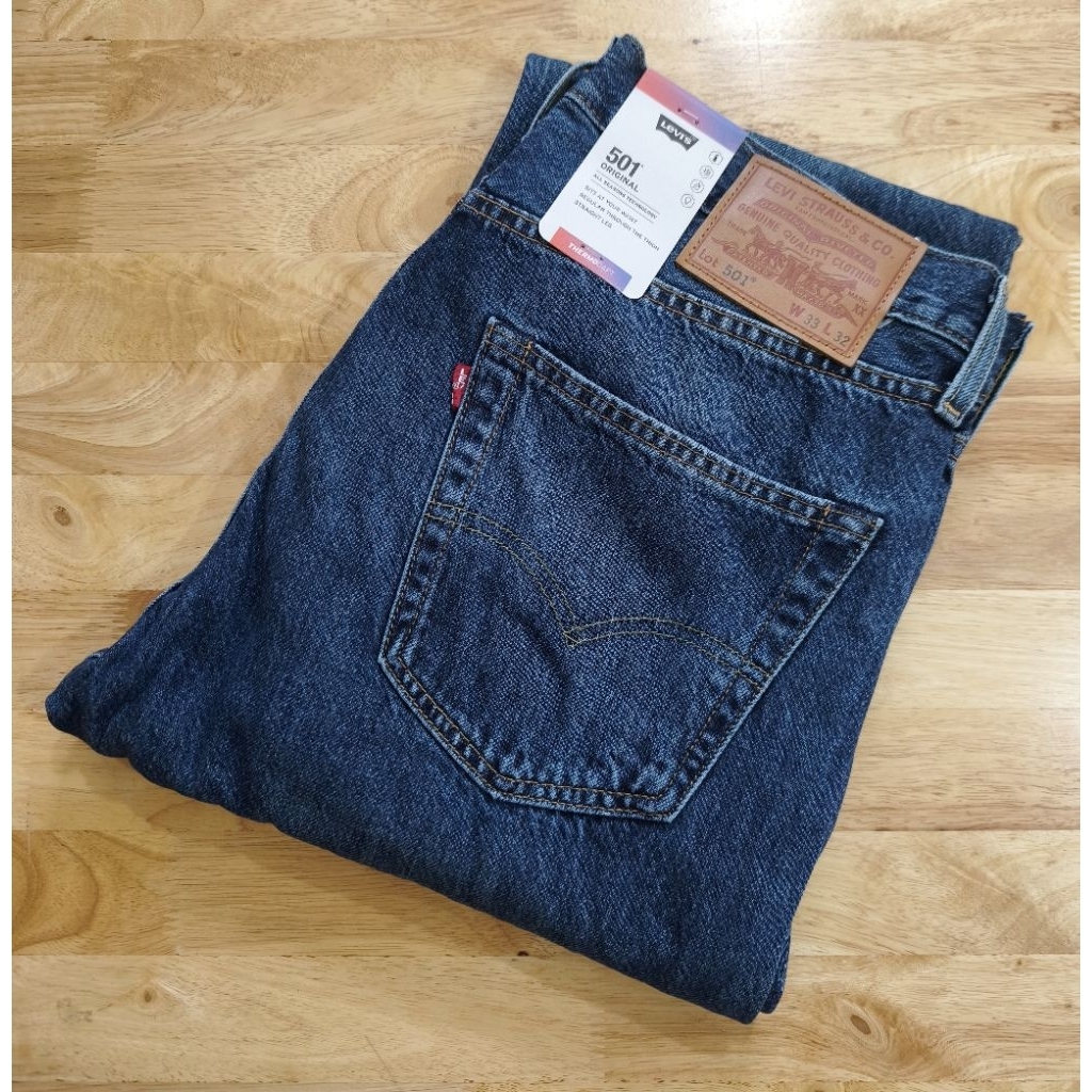 ยีนส์ Levi's 501- 3737 Premium Original Thermodapt กางเกงยีนส์ ผ้าไม่ยืด made in Pakistan ราคา 3,490฿