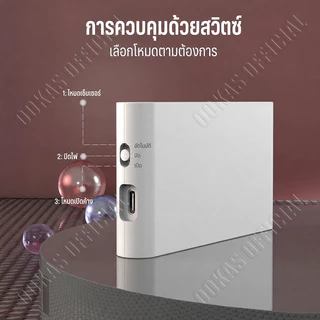 OOKAS โคมไฟหัวเตียง ไฟเซนเซอร์อัตโนมัติ โคมไฟติดผนัง LED ชาร์จ USB เหมาะสำหรับห้องนอน ทางเดิน บันได และห้องน้ำ