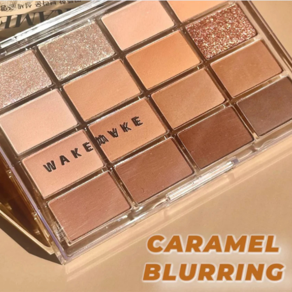 WAKEMAKE_SOFT BLURRING EYE PALETTE 14 SALTED CARAMEL BLURRING