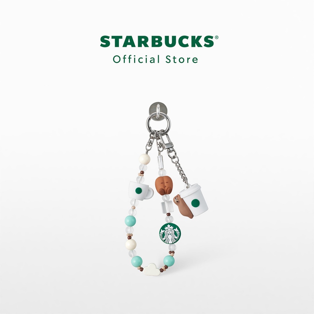 Starbucks Sleepy Flopping Sloth Keychain พวงกุญแจสตาร์บัคส์ A9001995