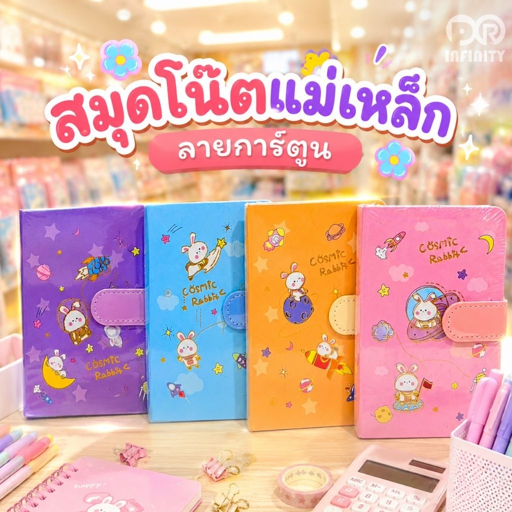 สมุดโน๊ตแม่เหล็ก ขนาด A6
