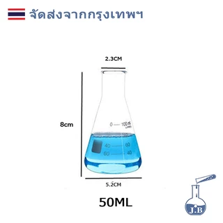 ขวดชมพู่ ขวดรูปชมพู่ Erlenmeyer flask 50ml 100ml 250ml 500ml