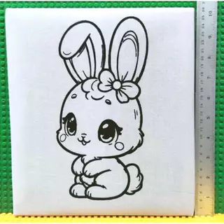 เฟรมผ้าระบายสี จัมโบ้2 23x25.5 เซนติเมตร (ไม่รวมสี+พู่กัน) Wooden Frame Jumbo2