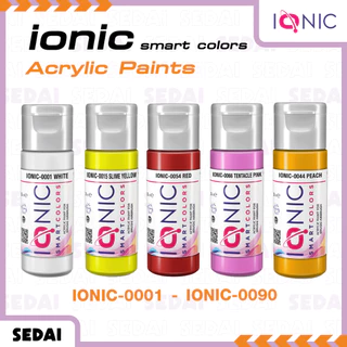 [ ส่งฟรี 🔥 ] [ IONIC-0001 - IONIC-0090 ] IONIC SMART COLORS ACRYLIC PAINTS สีอะคลิลิกจากประเทศสเปน สีเพ้นท์โมเดล