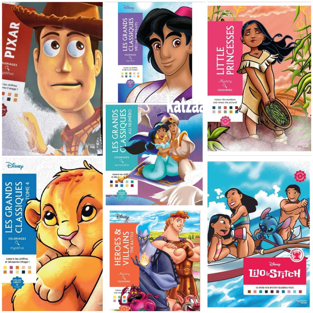 Disney ระบายสีตามตัวเลข ของแท้ พร้อมส่ง🇹🇭(ของอยู่ไทย)
