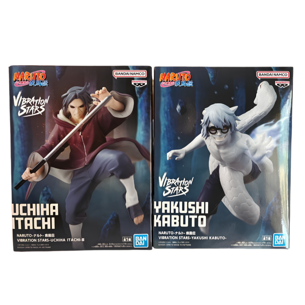 Banpresto NARUTO VIBRATION STARS UCHIHA ITACHI Ⅲ YAKUSHI KABUTO Figure Japan Sasuke Kakashi Madara
