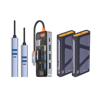 ZTEC ZH541 / ZH841 / ZH831 / ZD621 / ZD622 Hub USB-C 100W , HDMI 4K ,USB-A 3.2 Gen 1 5Gbps -1Y