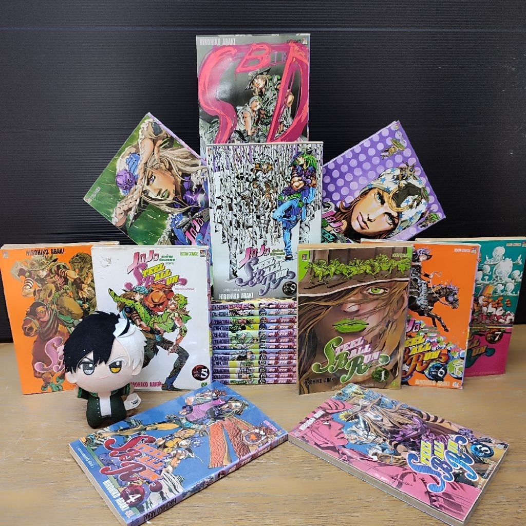 🏇🏜️ หนังสือการ์ตูนเรื่อง : JOJO ล่าข้ามศตวรรษ ภาค Steel ball run สตีลบอลรัน 1-24 (AD2952) สภาพบ้าน