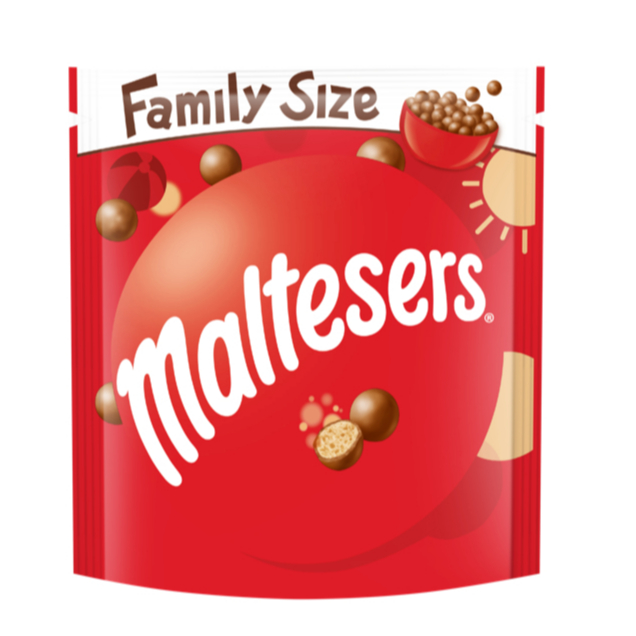 Maltesers chocolate คุกกี้มอลต์เคลือบช็อกโกแลต ทรงกลม มินิ ขนาด 273 กรัม จากเนเธอร์แลนด์ BBF.31/01/27