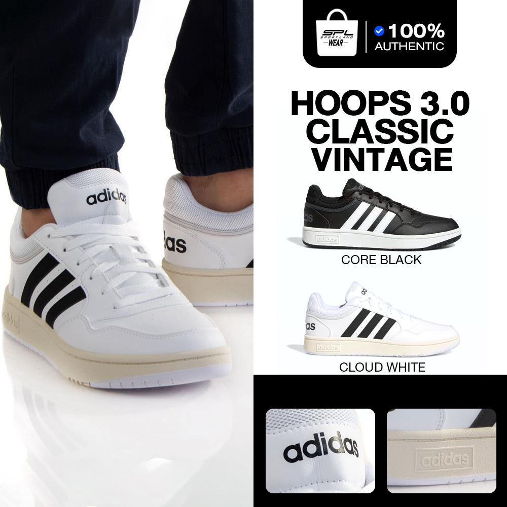 Adidas Collection อาดิดาส รองเท้ากีฬา รองเท้าผ้าใบ M Hoops 3.0 Low Vintage GY5432 / GY5434 (2100)