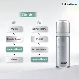 [Setคู่ สุดคุ้ม] LaLaaCram Youth-Full Serum+Moisturizer 30g + White Aurora 5D 30ml ลดเลือนริ้วรอย ผิวแลดูสว่าง