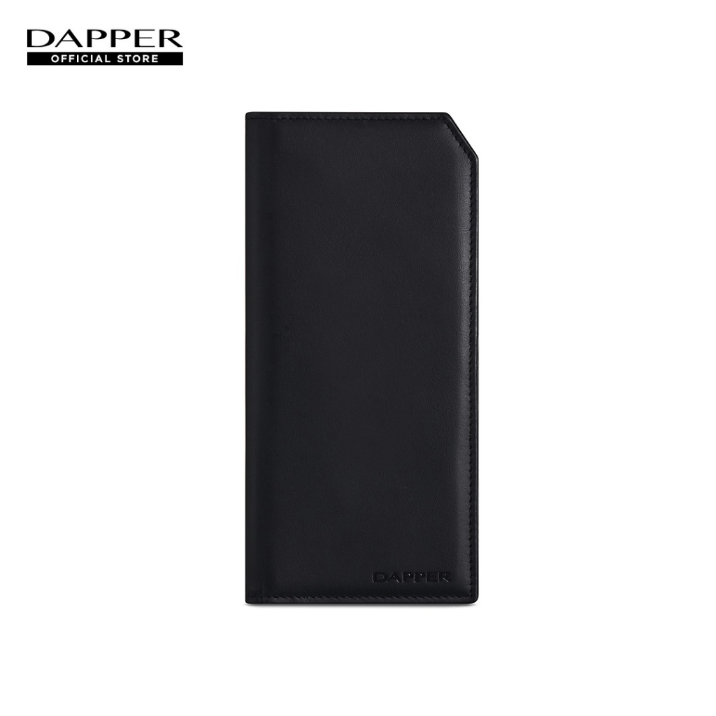 DAPPER กระเป๋าสตางค์ Nappa Leather Breast Pocket Wallet สีดำ (BWM/BK/1153PN)