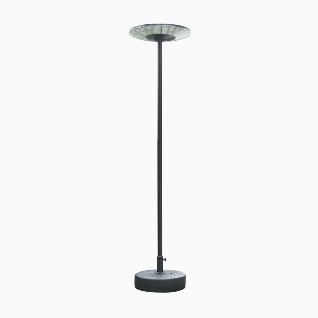 [แถมฟรี!เสาไฟ] CARINI ไฟสนาม SOLAR 492 1200 วัตต์ DAYLIGHT สีดำ จัดส่งโดย HomePro ไฟโซล่าเซลล์