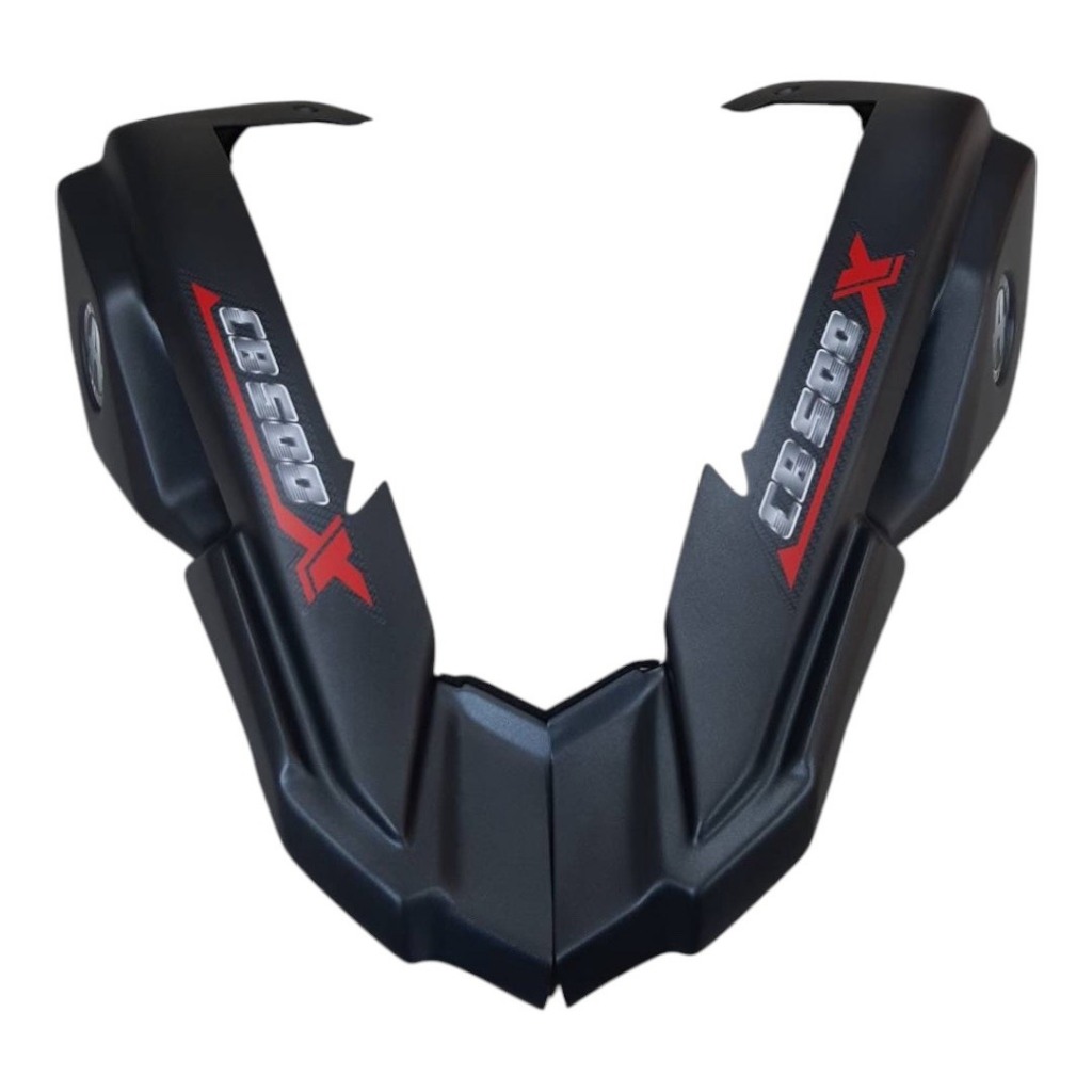ปากนก CB500X Gen2-3 (งานสร้าง ขึ้นรูปด้วยวัสดุabs) ทำสีดำด้าน พร้อมสติ๊กเกอร์ ถอดประกอบง่ายไม่ต้องเจ