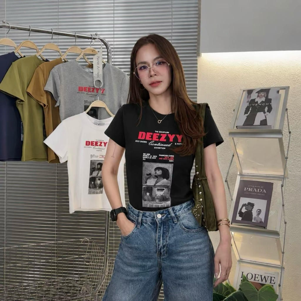 206-207-208 รุ่น Aven Tee (เอ-เวน-ที) เสื้อยืดทรงพอดีตัว ผ้าSlipCot (สลิปคอต) ดีไซน์เรียบง่ายแต่โดดเด่นด้วยลายสกรีนสไตล