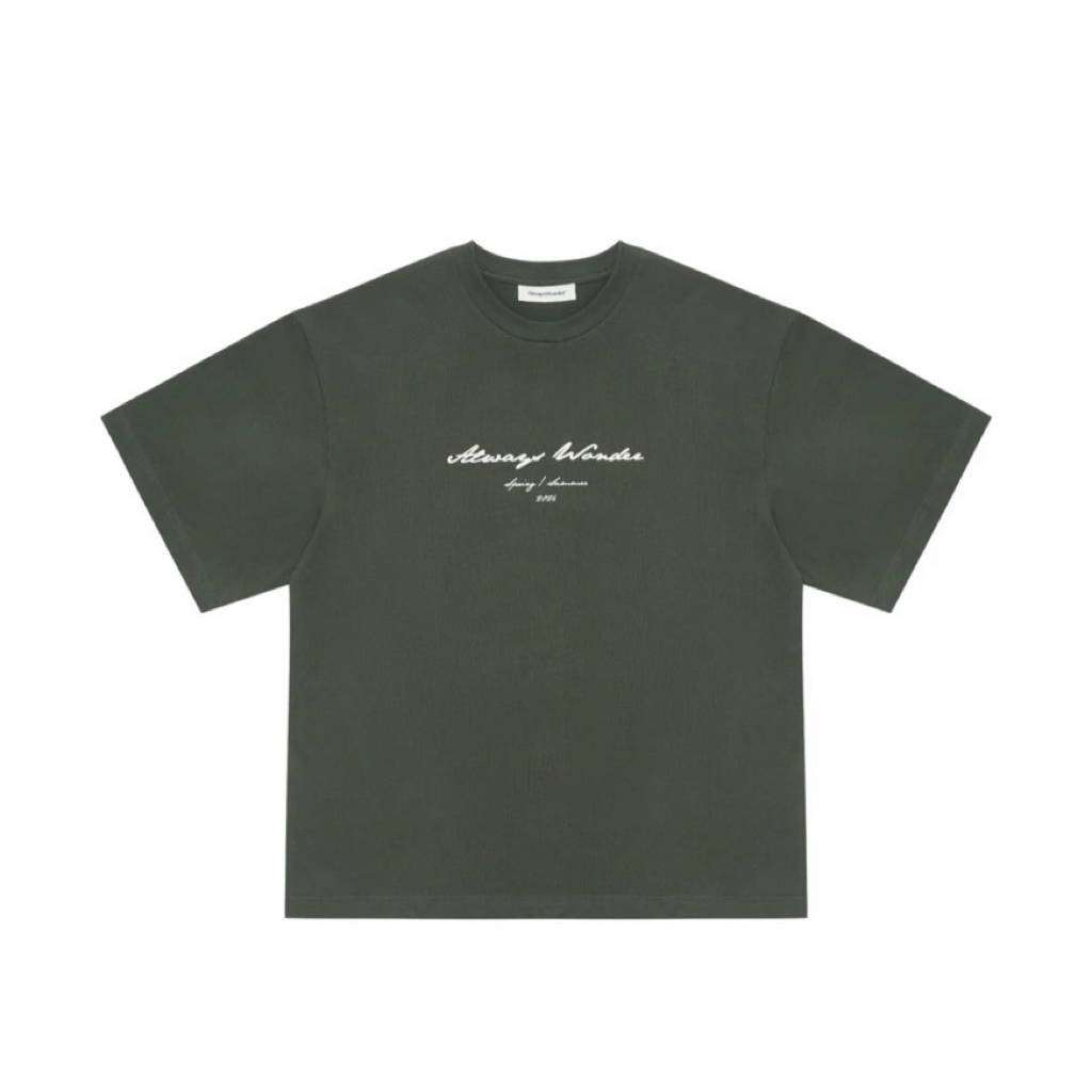 Always Wonderของแท้ Official The Picnic Tee | Green Moss size M