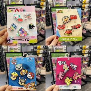 <ส่งจากกรุงเทพฯ> Original Jibbitz Crocs ตั้งค่าอุปกรณ์เสริมคู่การ์ตูน 100% ของ Crocs ที่เหมาะสำหรับ Crocs DIY จิบ บิท
