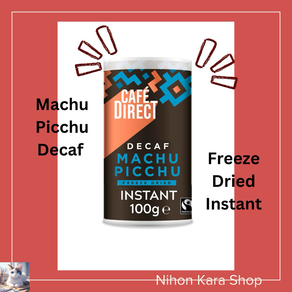 Cafe Direct Machu Picchu Decaf Freeze Dried Instant Coffee (100g)