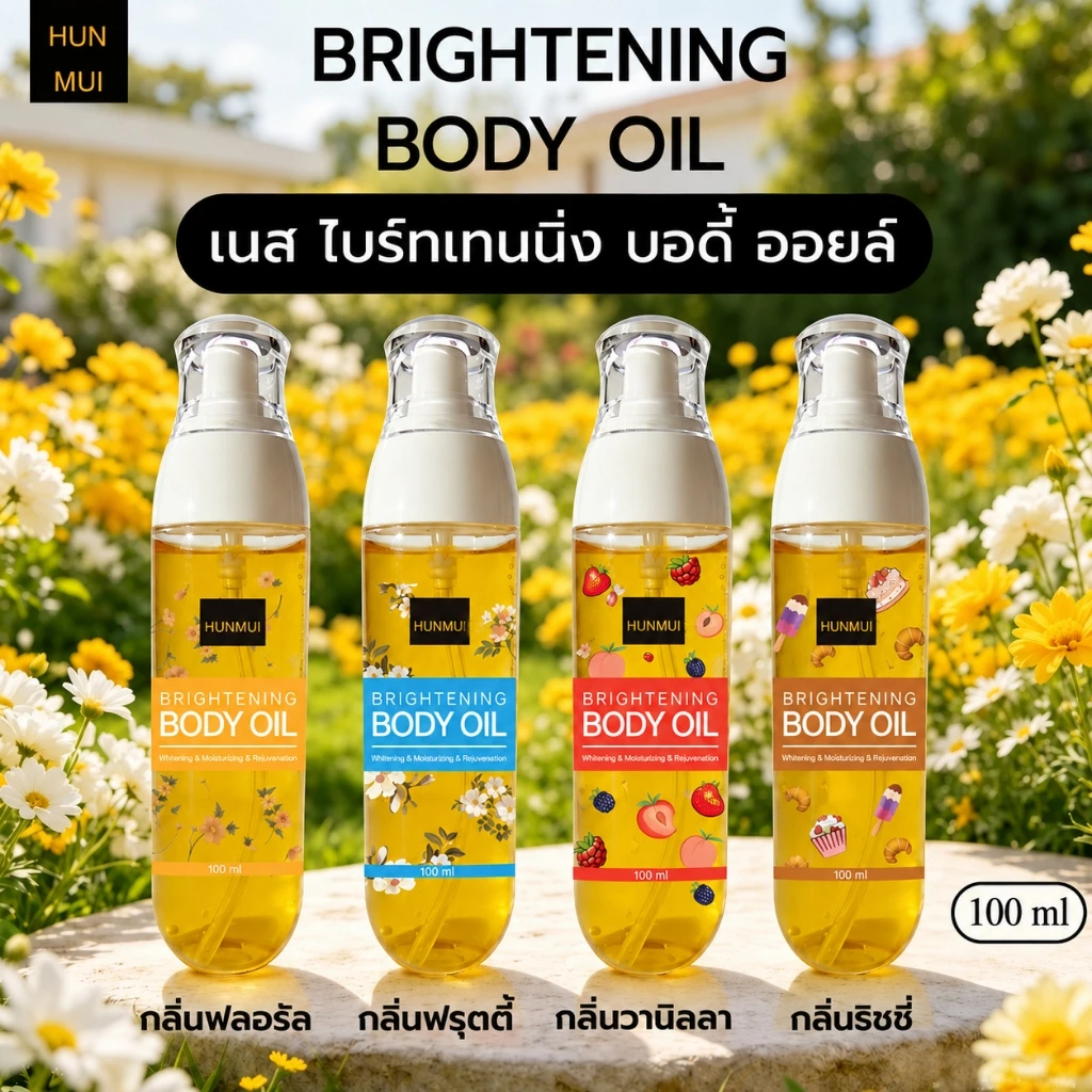 [ช้อปปี้ราคาถูกมาก] ขาวใสภายใน3วัน บำรุงผิวชุ่มชื้น body oil บอดี้ ออยล์ ness ness oil body lotion
