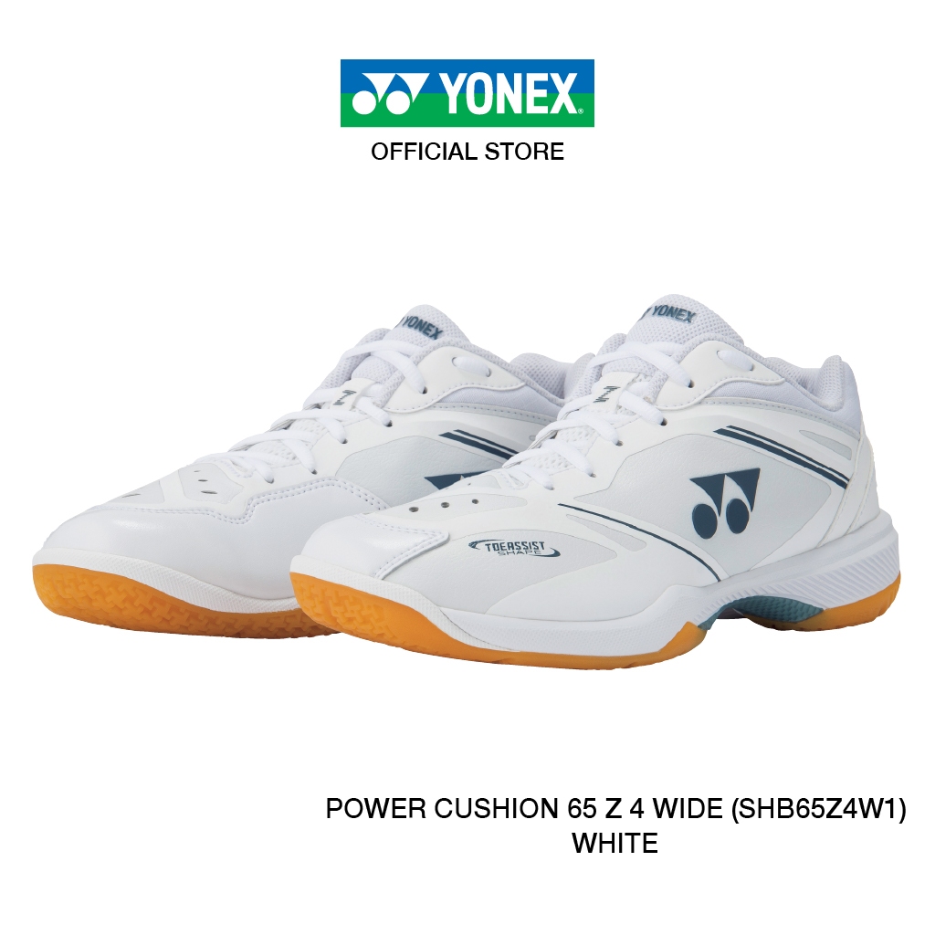 YONEX POWER CUSHION 65 Z 4 WIDE (SHB65Z4W1) หน้าเท้ากว้าง4E รองเท้าแบดมินตันที่ช่วยตอบสนองการเคลื่อนไหวได้รวดเร็ว