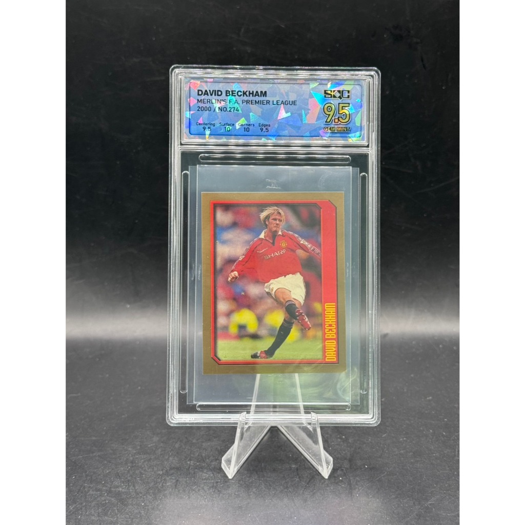 **David Beckham - 2000 Merlin's F.A. Premier League - #274 (McDonald's Promotion) - SQC 9.5 Gem Mint