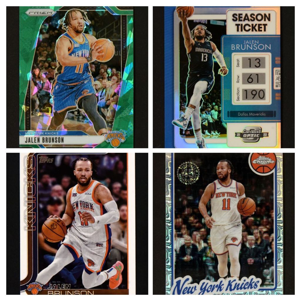 การ์ดบาสเก็ตบอล New York Knicks Cards แบบแยกใบ