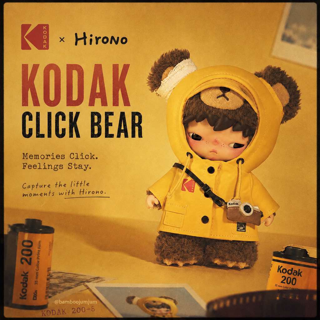 [พร้อมส่ง] พวงกุญแจ Hirono X Kodak