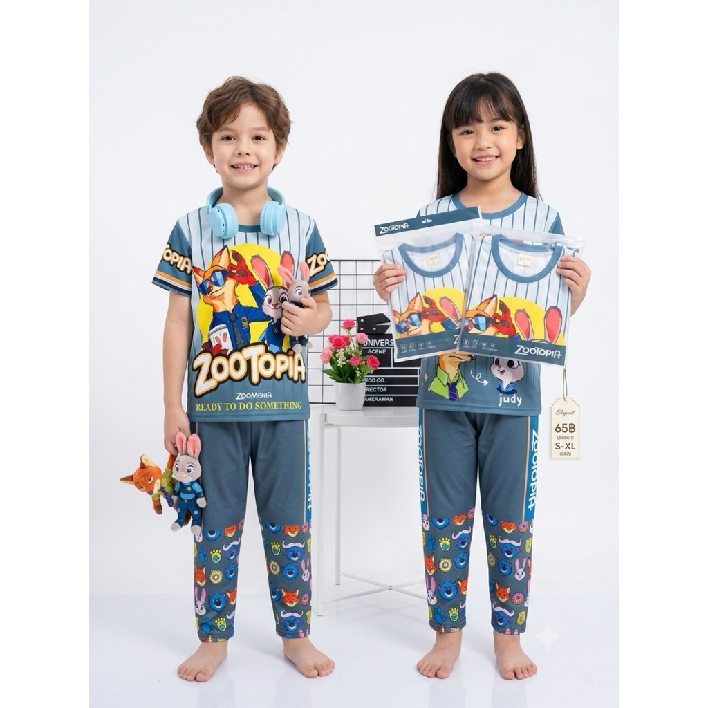 ชุดแม๊คควีน เสื้อพร้อมกางเกง สำหรับเด็กอายุ 4-8 ขวบ เสื้อผ้าเด็ก ชุดเด็ก