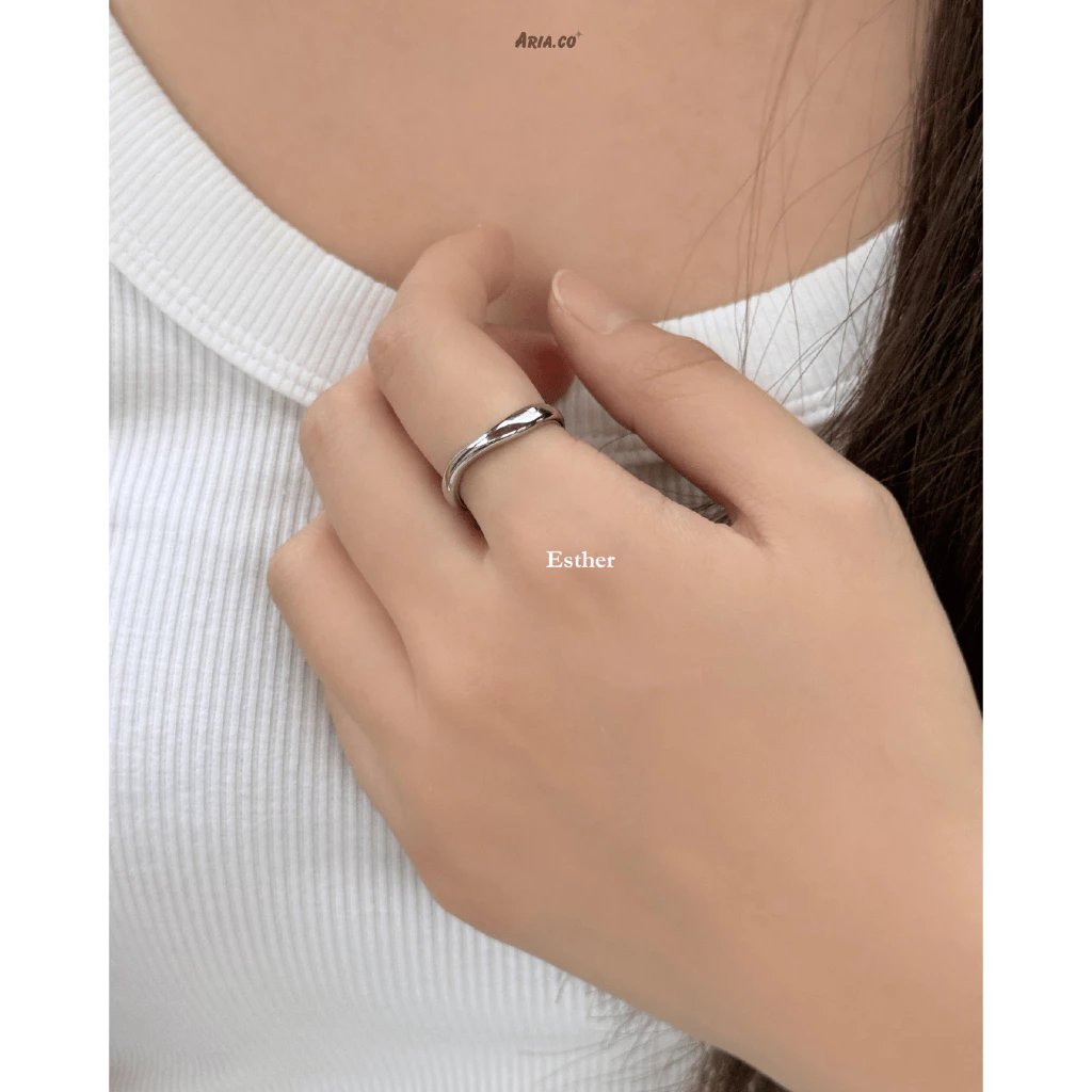 Esther Ring (Silver/Gold) | Aria.co