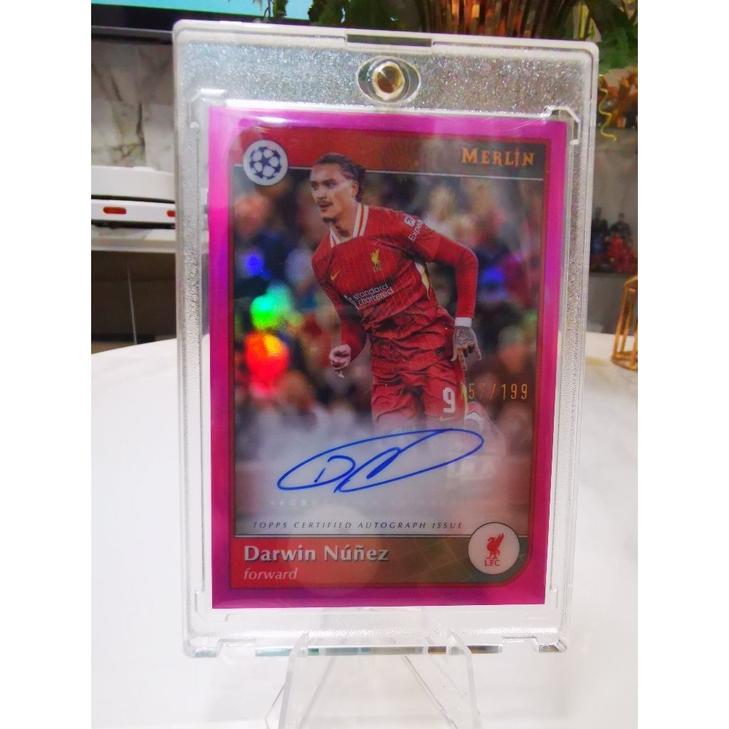 Topps. Darwin Nunez Liverpool Fc.  Autograph. 157/199