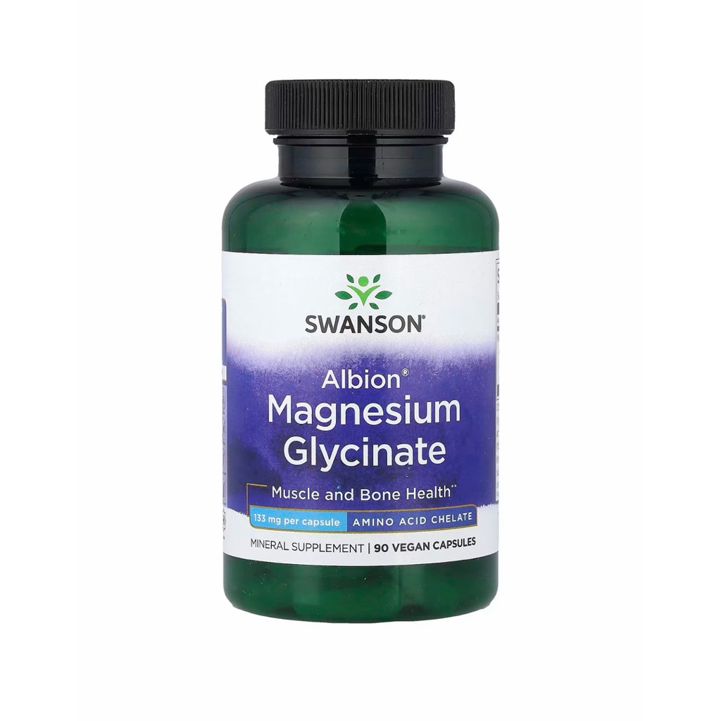 swanson Magnesium Glycinate 133 mg. 90 เม็ด