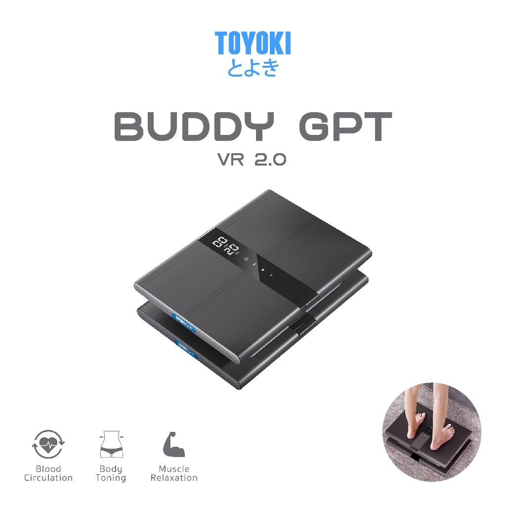 TOYOKI เครื่องผ่อนคลายกล้ามเนื้อ ผู้สูงอายุใช้ได้ รุ่น Buddy GPT VR 2.0