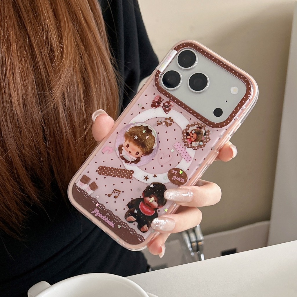AD375 เคสม่อนชิ2ลายมาใหม่งานเคส2ชั้น แม่เหล็กอย่างดี พร้อมส่งจากไทยค่ะ ราคาถูก Shopee Lazada