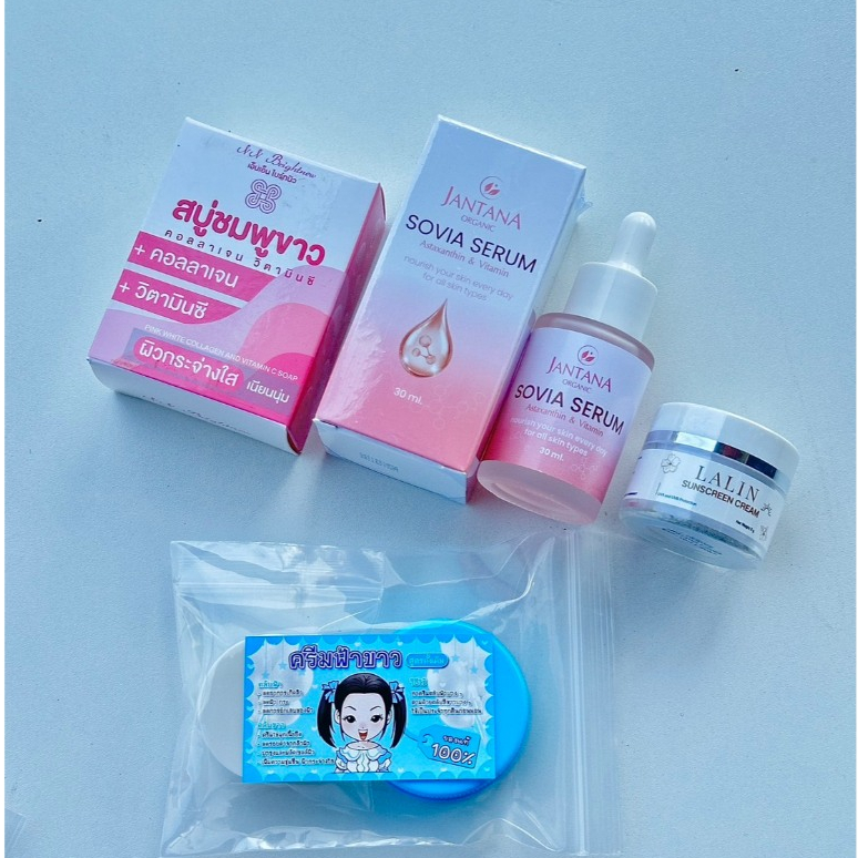 พร้อมส่ง Setบำรุงผิว แก้ฝ้า กระ ลดสิว หน้าใส