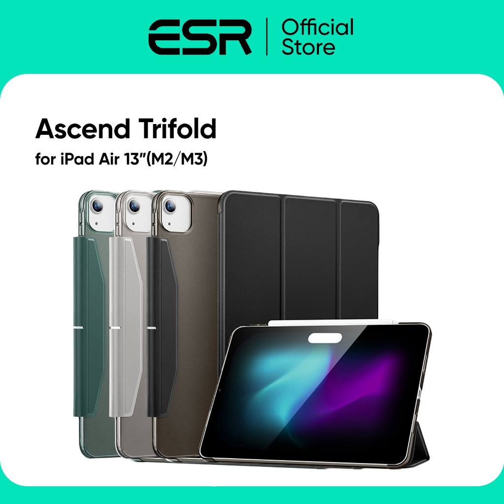 ESR เคสสำหรับ iPad Air 13" (1st/2024) รุ่น Ascend Trifold
