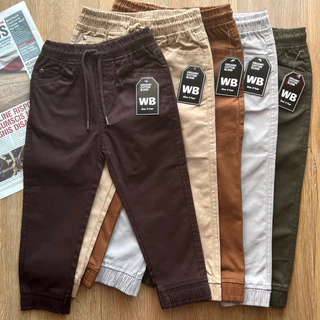 กางเกงขาจั้มเด็ก Jogger ผ้าดี ทรงสวย ใส่ได้ทั้ง ชาย/หญิง WB 2-14Y 📌(ส่งจากไทย🇹🇭)