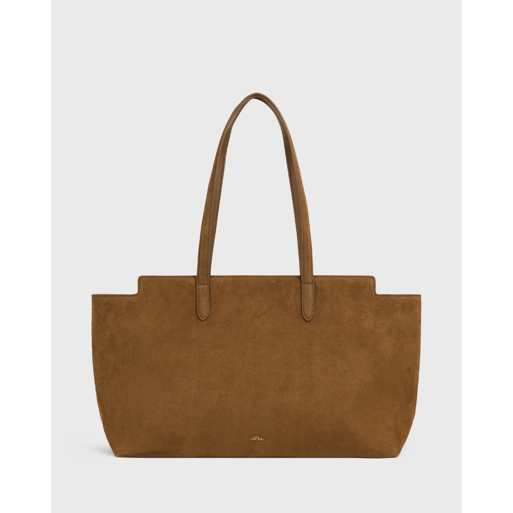 Tocco Toscano Carin Suede Tote Bag กระเป๋าหนังกลับพรีเมียม สะพายไหล่ได้ จุของเยอะ สไตล์มินิมอล