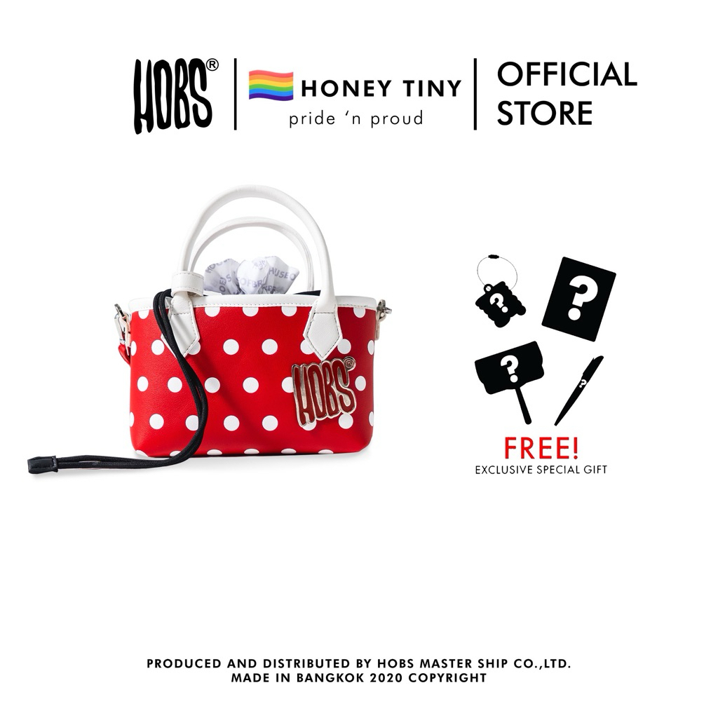 Hobs® กระเป๋าสะพายข้าง | Pride'n Proud 2026 | Honey Tiny | Babe | Micro bag keychain