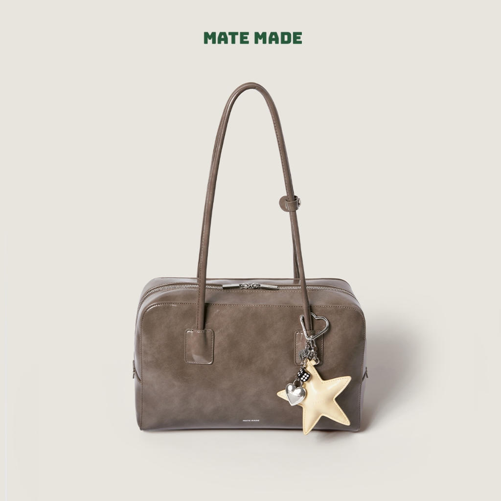 กระเป๋าโท้ทสะพายไหล่ผู้หญิง MATE MADE Buddy Tote ดีไซน์โบว์ จุของได้เยอะ ใส่เรียน ทำงาน มินิมอล 2 สี