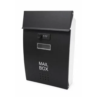 mailbox กล่องไปรษณีย์หน้าบ้าน ขนาด 37.5x25.5x8.5 ซม มีหลายสี ตู้จดหมายล็อกรหัส ดีไซน์โมเดิร์น