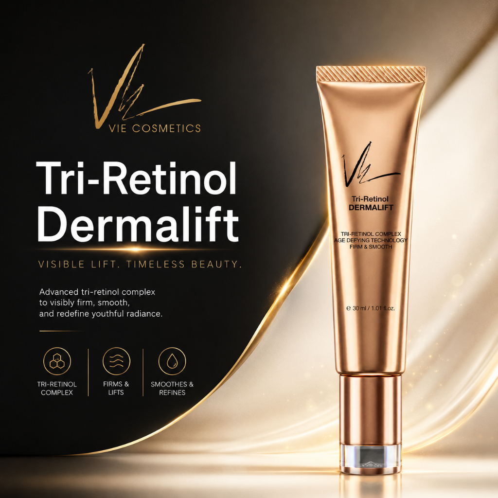 (New) Vie Cosmetics Tri-Retinol Dermalift 30 ml. เรตินอลบำรุงผิว ริ้วรอย สำหรับกลางคืน ดูแลริ้วรอย ปรับผิวเรียบเนียน