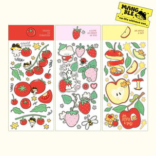 NEW! มีลายใหม่ Fruity club sticker