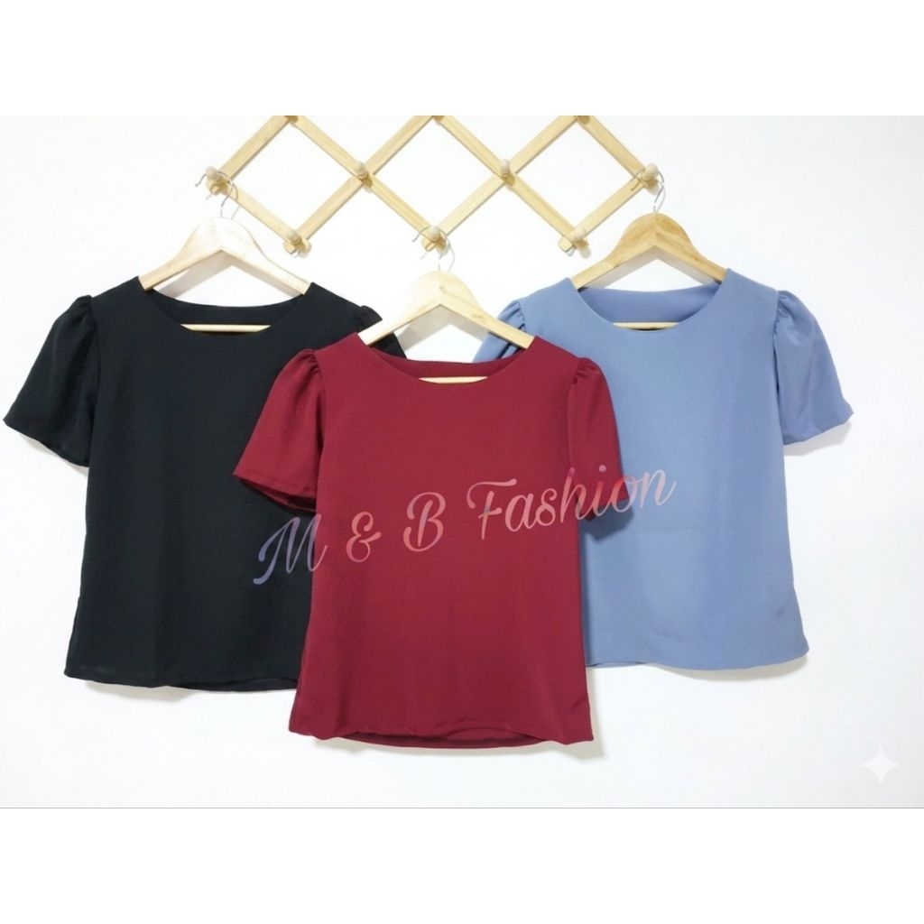 เสื้อฮานาโกะแขนตุ๊กตา139บาทมีไซส์ใหญ่44-46นิ้ว-แจ้งสีทางแชท-เสื้อใส่ทำงานน่ารักๆ