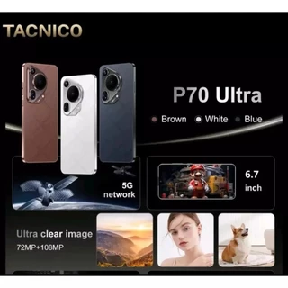 Tacnico P70 PRO 5G สมาร์ทโฟน หน้าจอ IPS 7.0 นิ้ว RAM 6+128GB แบตเตอรี่ 5800mAh รองรับ 2 ซิม ระบบ Android รับประกัน 1 ปี
