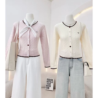 WA YA เสื้อคาดิแกนไหมพรม กระดุมหน้า restock‼️