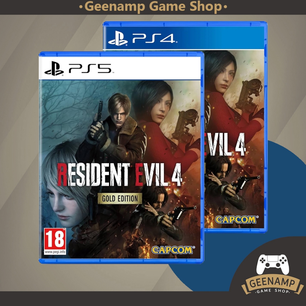 PS4 PS5 [มือ1] Resident Evil 4 Remake - Gold Edition (R2/EU)(EN) - Playstation # BIOHAZARD RE IV