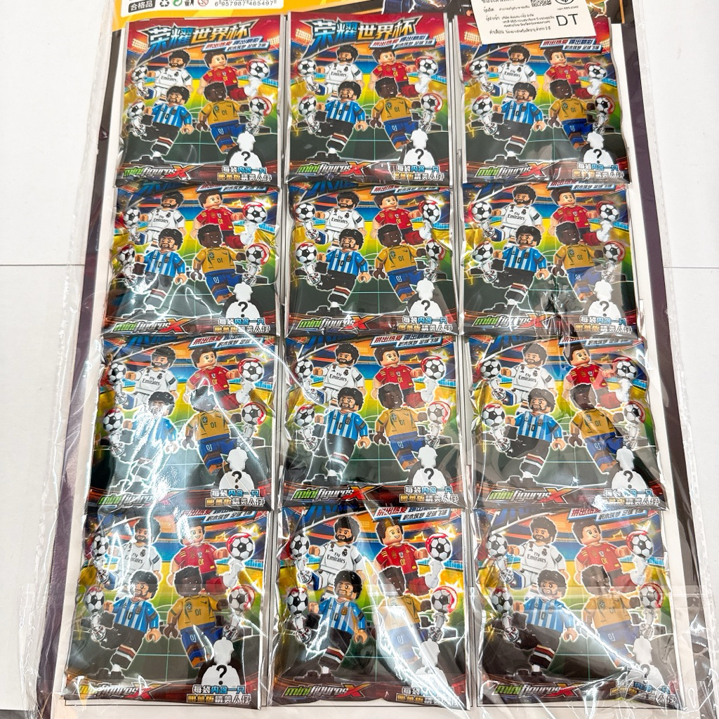 เลโก้นักฟุตบอล12ชิ้น ซองสุ่มเลโก้นักฟุตบอล เลโก้ พร้อมส่งทันที