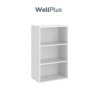 WellPlus ชั้นวางของอเนกประสงค์ ชั้นวางหนังสือ 3 ชั้น ผลิตจากไม้คุณภาพดี โครงสร้างไม้แข็งแรงทนทาน ดีไซน์มินิมอล